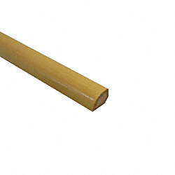 Prefinished Natural Maple Hardwood 1/2 in thick x .75 in wide x 78 in Length Shoe Molding